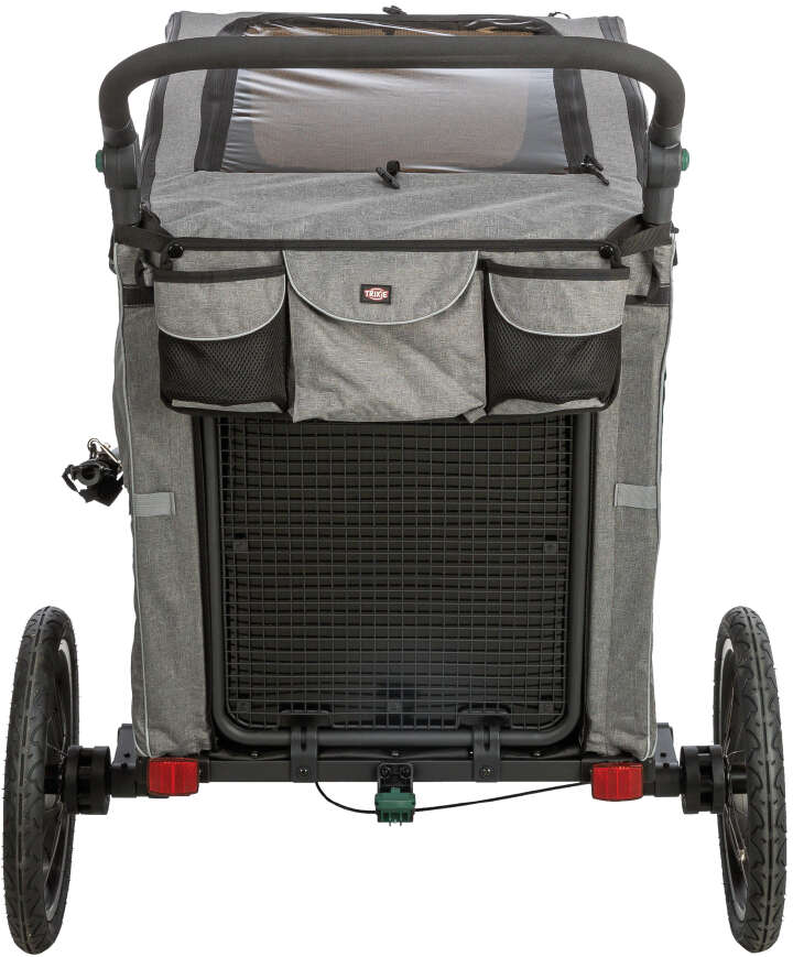 TRIXIE Fahrradanhänger mit Rampe